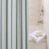 Kenney Mfg Medium Weight Decorative PEVA Shower Liner, 70" W x 72" H, Stripe KN61286